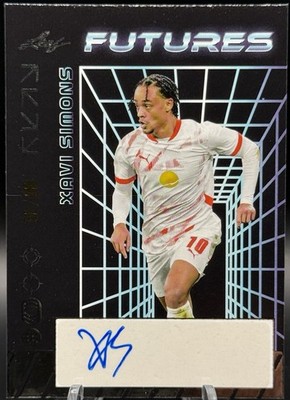 2024 Leaf Futures - Xavi Simons - Silver Foil Futures Auto 50/149