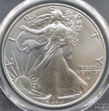 1oz silver 2023 US Eagle, PCGS MS-70, First Strike, Type 2, Low mint.