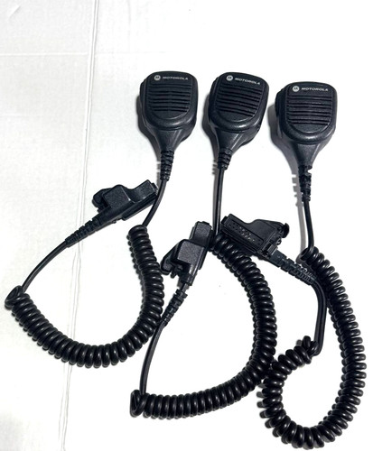 Lot of 3 Motorola PMMN4051A Remote Speaker Microphone