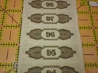 Pittsburgh Cincinnati Chicago St Louis Railroad Bond Coupons Strip of 10 1870s — photo 8