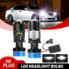 NEW Y16 Series High Power Mini Projector H4 Led Headlight Bulbs Set/2pcs 6500k