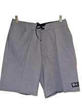 Pelagic High Performance Board Shorts Men's Size 30 Gray Fishing Swim Quick Dry