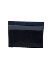 MARNI Card Case Leather Black Men's