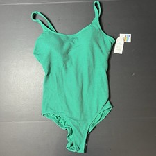Time and Tru Crinkle One Piece Swimsuit Size 2X 20W-22W Green NWT