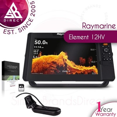 Raymarine Element 12HV 12'' Marine-Chartplotter HV100+ TDX & Westeuropa-Karte