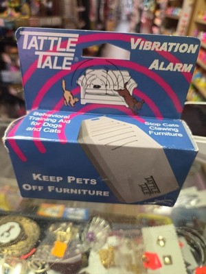 TattleTale Sonic Vibration Alarm - Keep Pets Off Furniture With Battery Included