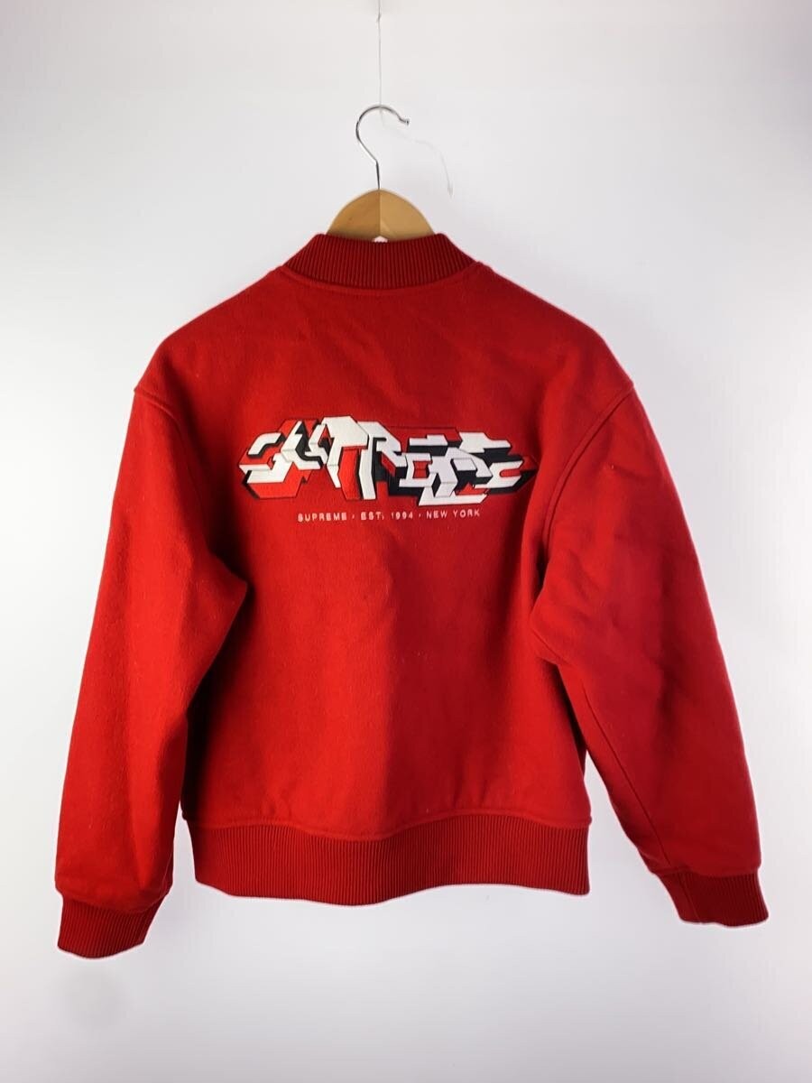 Supreme Stadium Jacket S Wool RED Solid - image 2