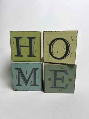 Deko HOME Holzbausteine