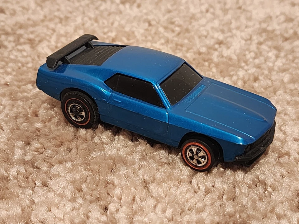 Mattel Sizzlers Redline Mustang Boss 302 1969 vintage azul - sin probar Foto 3 de 4