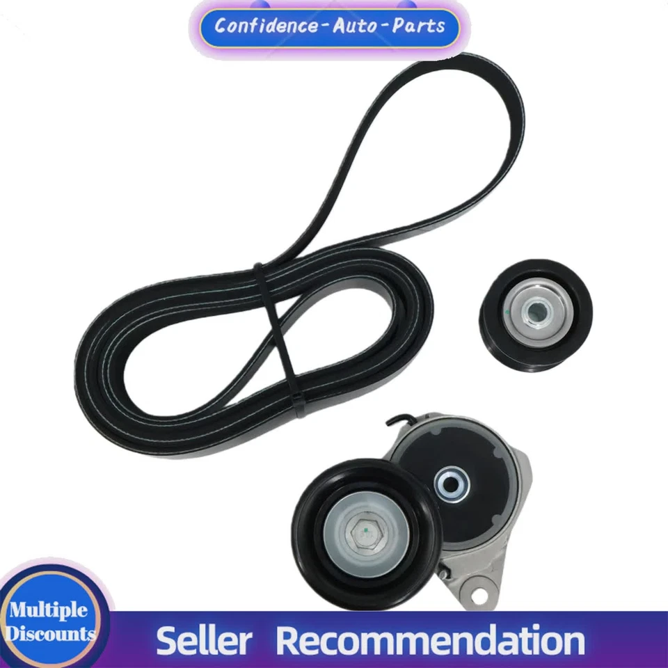 High-Quality Tensioner & Serpentine Belt For 2010-23 Lexus GX460 / 2008-21 LX570 - Image 3 of 4