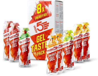 High5 Gel Taster Pack, 8 Energy Gels Sorten-Mix zum Sparpreis
