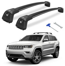 300lbs Roof Rack Cross Bars Compatible with Jeep Grand Cherokee 2011-2021 wit...