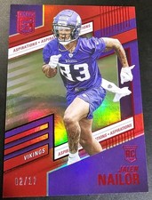 2022 Panini Donruss Elite Jalen Nailor Aspirations /17 RC #173 Minnesota Vikings