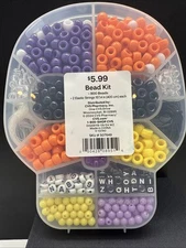 Bead Kit With 800 Beads And Two Elastic Strings!