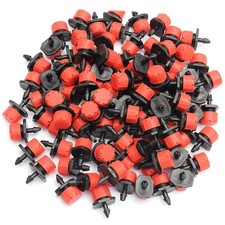 50 PCS Adjustable Irrigation drip emitter, Miniature drip Sprinkler 1/4 inch for