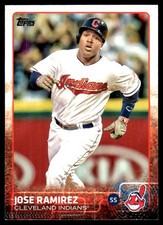 Jose Ramirez 2015 Topps #447 Cleveland Indians FREE SHIPPING AutographDen
