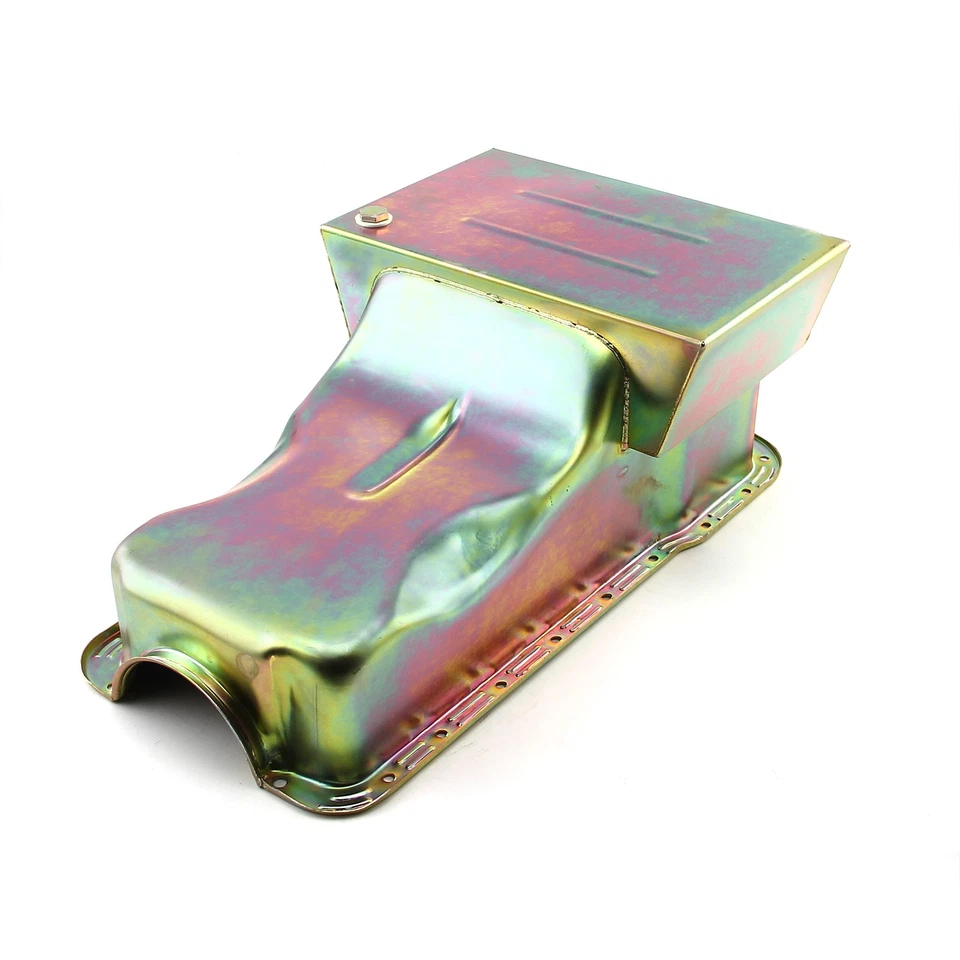 Ford SB 289 302 Windsor 6Qt Drag Front Sump Zinc Oil Pan