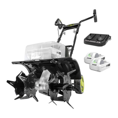 #ad Sun Joe 24V Cordless Garden Tiller Cultivator Accessory Kit Black 24V X2 TLR14 $249.99