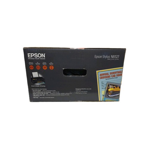 Epson Stylus NX127 All-In-One Inkjet Printer - Print, Scan, Copy - New In Box - Picture 3 of 10