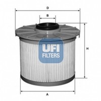 Ufi Kraftstofffilter 26.131.00 Filtereinsatz FüR Isuzu Max 1 Tfr Tfs Ditd TFR86_