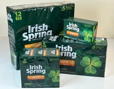Irish Spring Original Bar Deodorant Soap NO FLAXSEED OIL Old Version 6 BARS