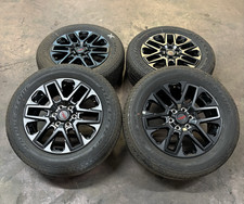 Set Of Oem 20 22-26 Toyota Tundra Black Trd Rims On 26560r20 Bridgestone Lt