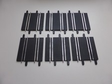 6 x Carrera Go Gerade  Kurz,114 mm, Klick,keine Verbindungszapfen ab, gebraucht.