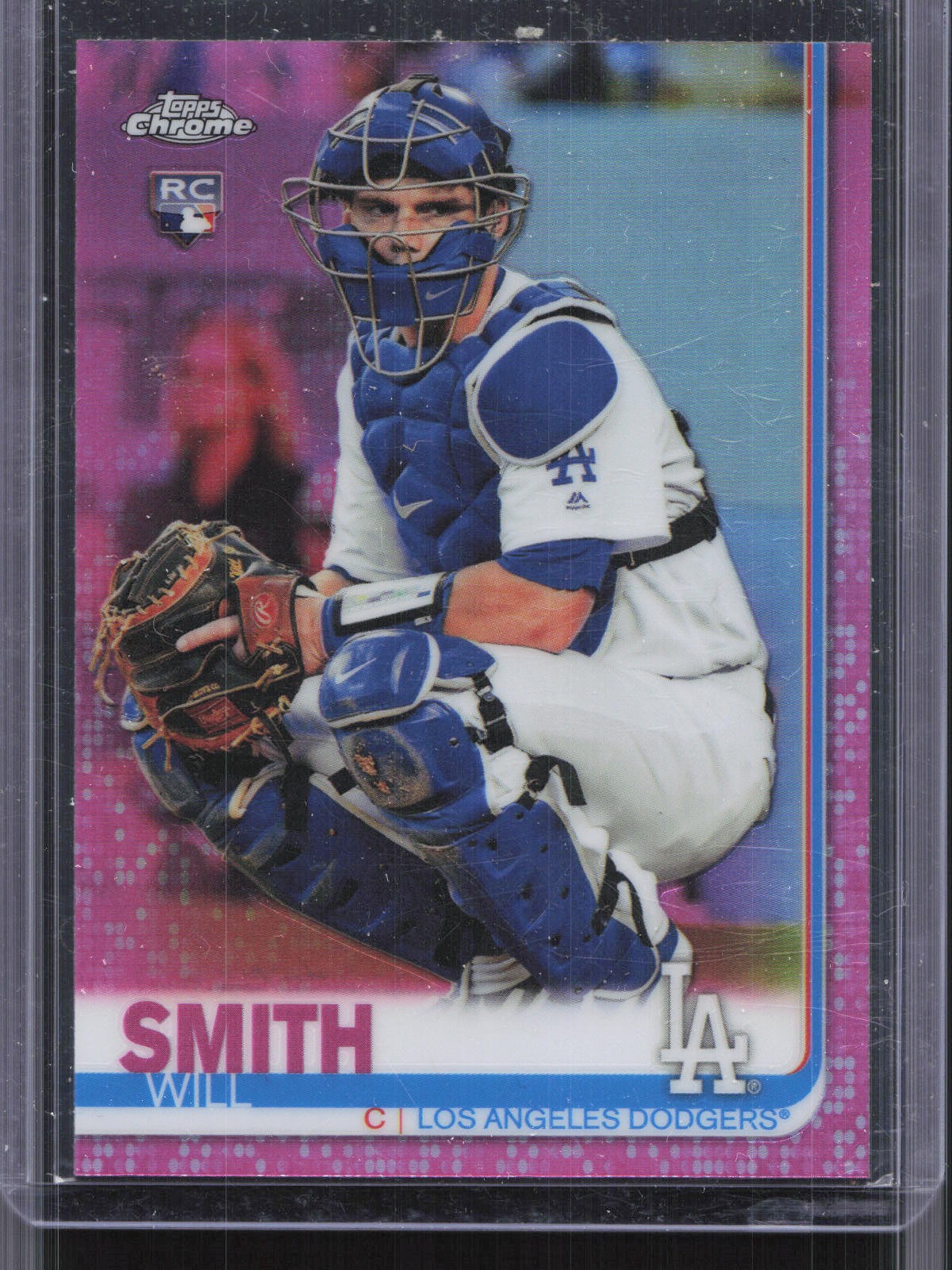 2019 Topps Chrome Update #47 Will Smith Pink Refractor Rookie