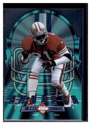 1995 Collector's Edge - Edge Tech Die-Cut #9 Deion Sanders