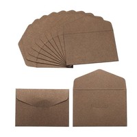 24X 2,75 Zoll GeschenkkartenumschläGe FüR 24 StüCk Mini-UmschläGe, Braun