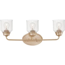 Maxim Lighting 12263CDHR Acadia 3 Light 25 inch Heritage Bath Vanity Wall Light