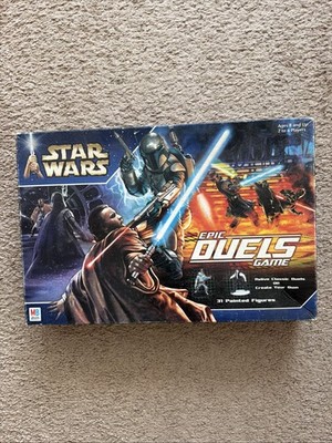 Star Wars Epic Duels Board Game - 28 of 31 Figures Included - Milton Bradley