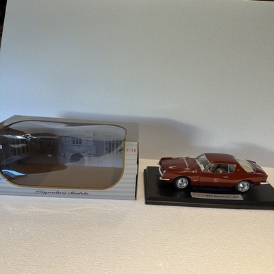 Signature Models 1963 Studebaker Avanti Maroon Dark Red Diecast