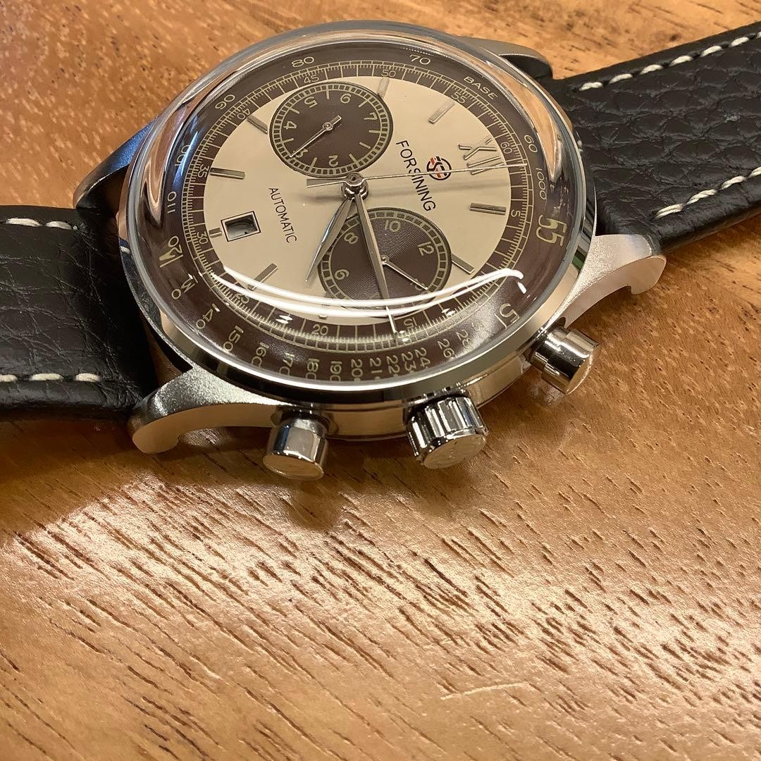 FORSINING Panda Chronograph Automatic Watch Date … - image 4