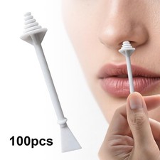 100pcs Nose Hair Waxing Sticks ABS Material Dual Head Multifunctional