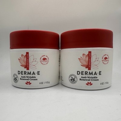 Derma E Anti-Wrinkle Renewal Cream 4 oz x2