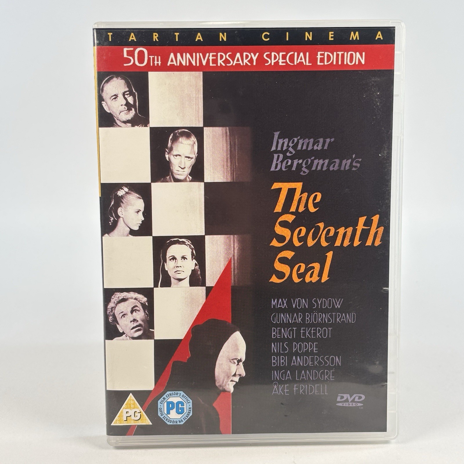 The Seventh Seal DVD Bergman Tartan Cinema 50th Anniversary Edition