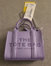 Marc Jacobs The Nano Tote Bag Charm NEW with TAGS Wisteria Purple Lilac NWT