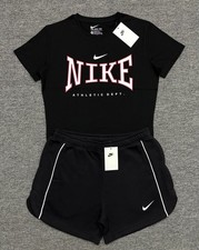 Women s Nike Short Set -Black Small