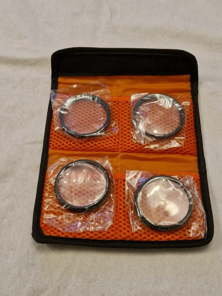 52mm Camera Filter Set 4piece Close-up+1,2,4,10 - Camera Neewer Len Filter New - Image 3 of 4