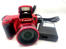 Canon PowerShot SX400 Digital Camera with 30x Optical Zoom Red-Used