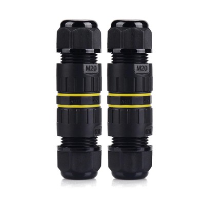 IP68 Waterproof Junction Box 4 Way/4 Pin Outdoor Connection Box, Cable Connec...