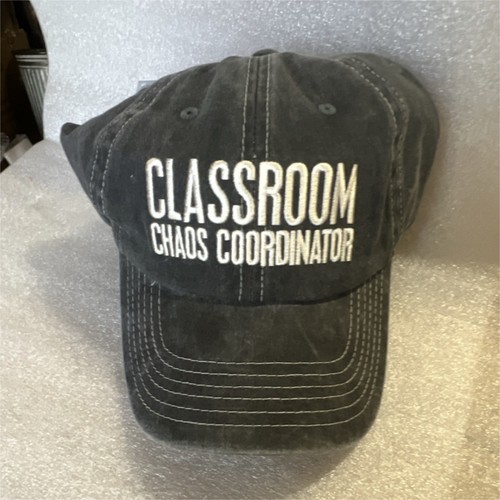 Primitives by Kathy Classroom Chaos Coordinator Black Adjustable Baseball Cap