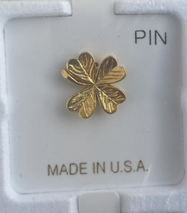 Authentic 36 Wear A Good Luck Gold Plated Pins In Original Sealed Tray -