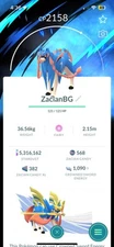 Zacian W/Background Pokemon, PoGo Trade *Read Description*Cheap,Safe and Fast