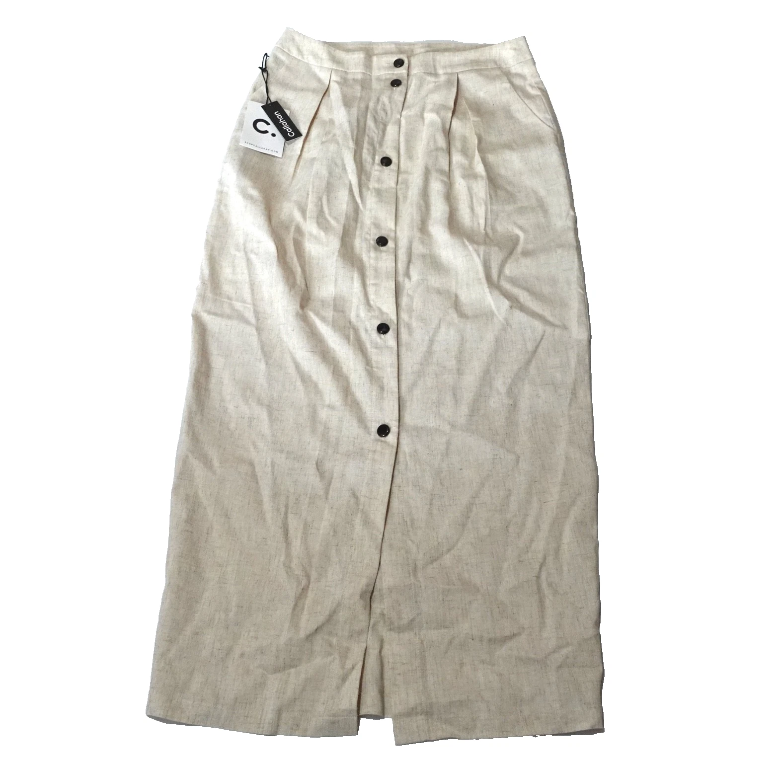 Callahan 100% Linen Midi Skirt Size S Solid Lightweight Breathable NWT
Opens in a new window or tab