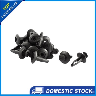 15 Stücke 7,5mm Kunststoff Push-Typ Niet Retainer Fastener Stoßstange Pin Clips