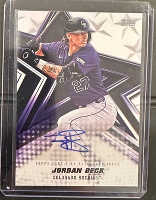 2026 Topps Jordan Beck Baseball Stars Autograph #BSA-JBE