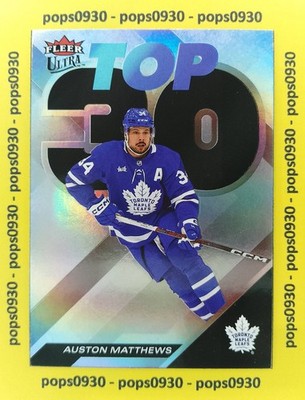 Auston Matthews, Toronto Maple Leafs, 2023, Fleer Ultra, Top 30, #T3, 1 of 30
