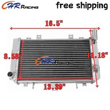 Aluminum Radiator For Kawasaki ZRX1100 1996-2000 / ZRX1200 2001-2005 ZRX 2002